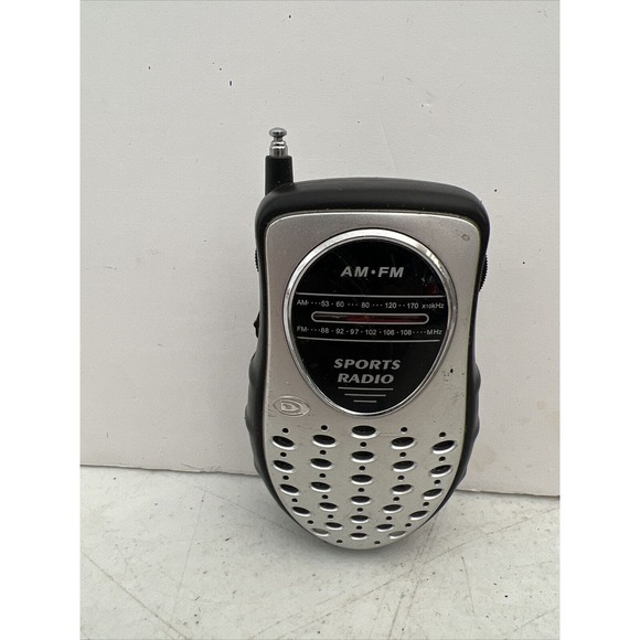 Duraband Sports Radio AM/FM PR-355 Handheld Portable Works w Built in speaker - Picture 2 of 7